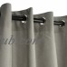 Sunbrella Spectrum Dove Outdoor Curtain with Nickel Plated Grommets 50 in. x 108 in.   
